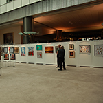 EDAN Group Exhibition (2) (my works right hand side)